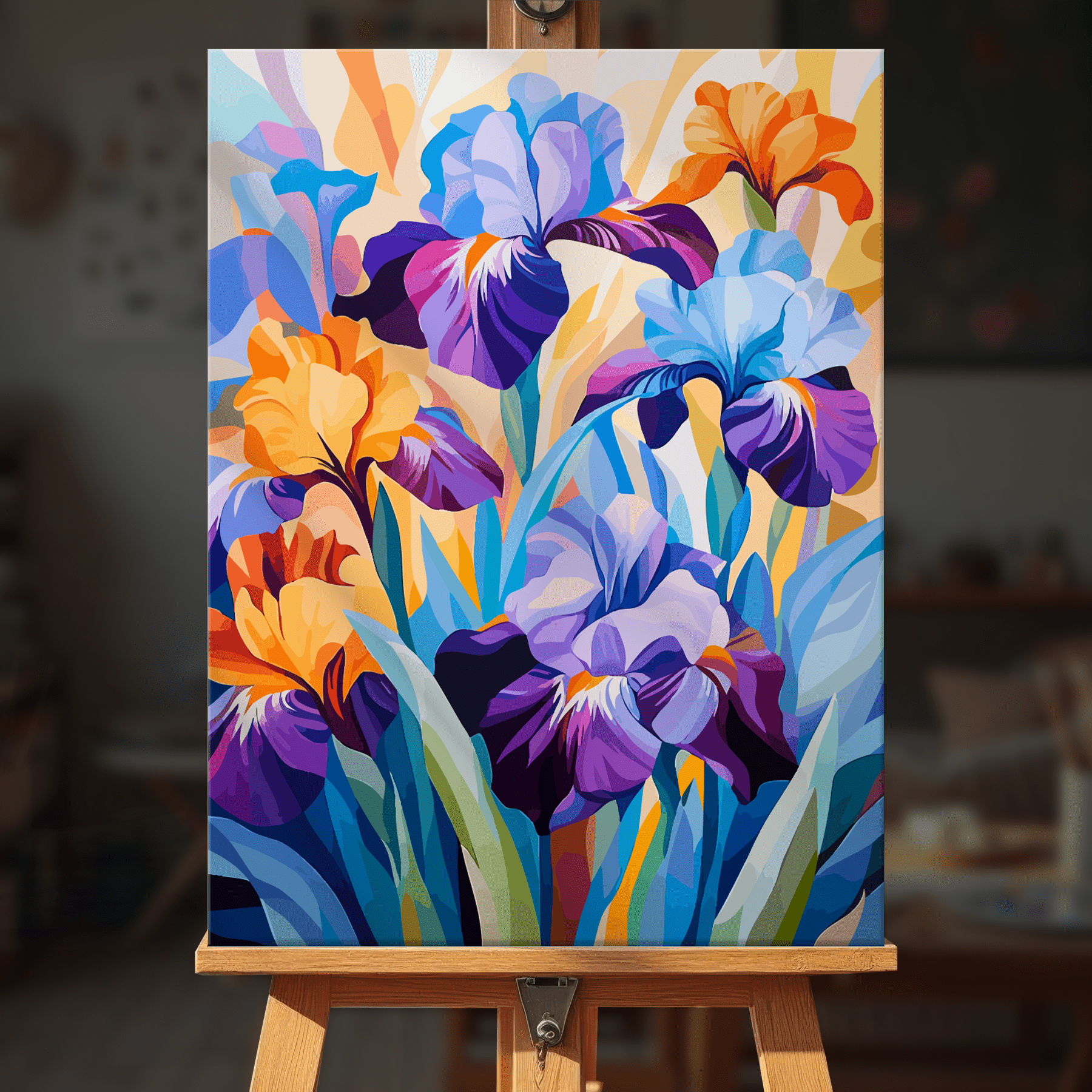Paint by numbers - Iris Symphony - MyArt
