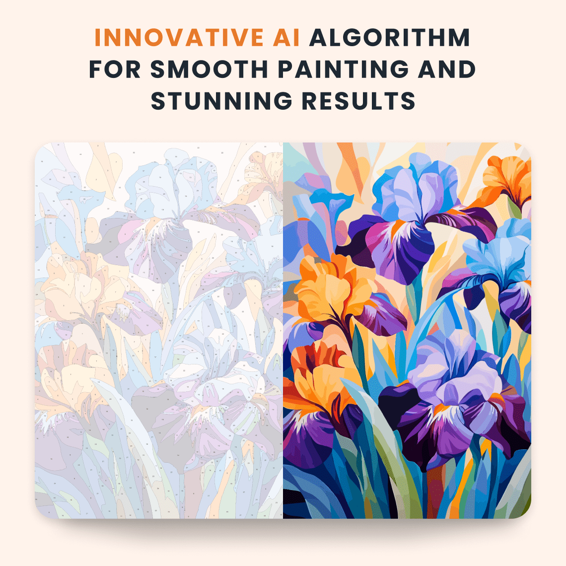 Paint by numbers - Iris Symphony - MyArt