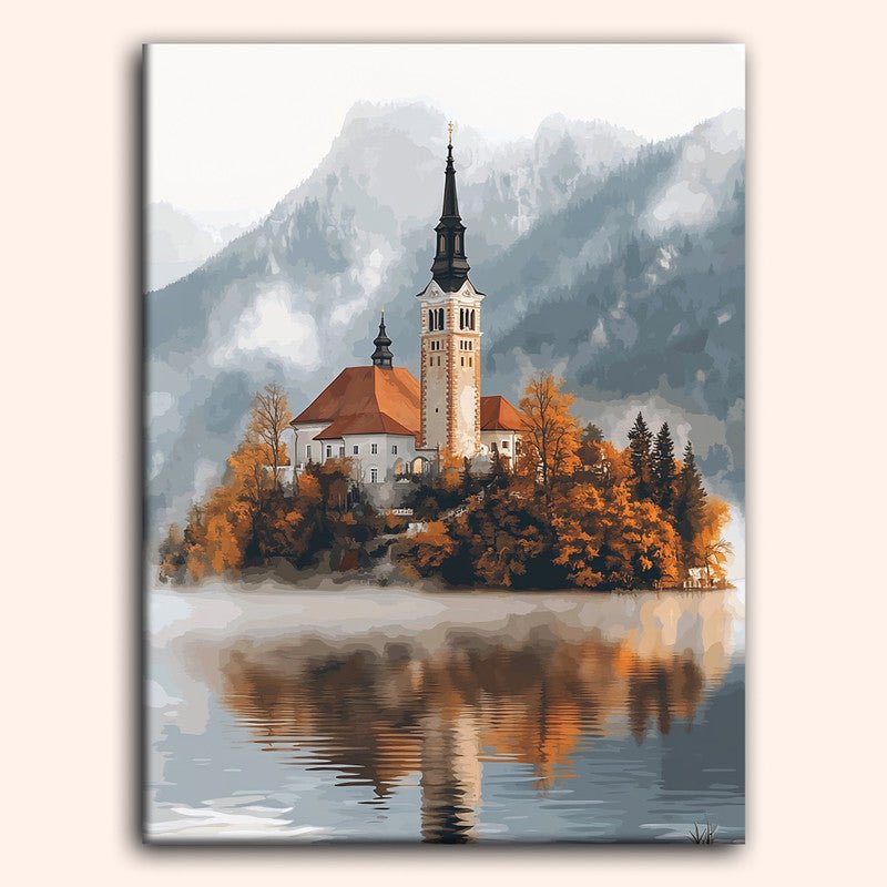 Paint by numbers - Island Cathedral - MyArt