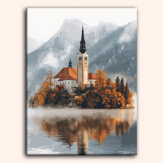 Paint by numbers - Island Cathedral - MyArt