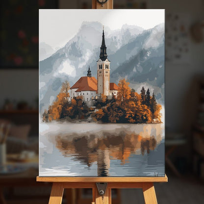 Paint by numbers - Island Cathedral - MyArt