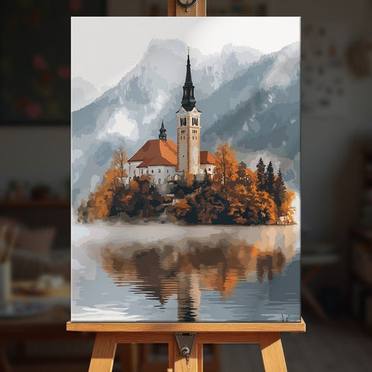 Paint by numbers - Island Cathedral - MyArt