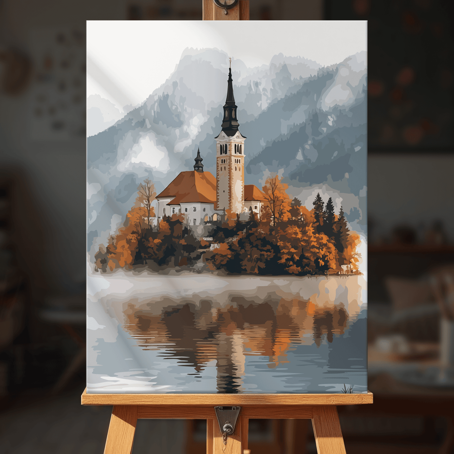 Paint by numbers - Island Cathedral - MyArt