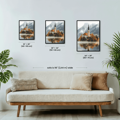 Paint by numbers - Island Cathedral - MyArt