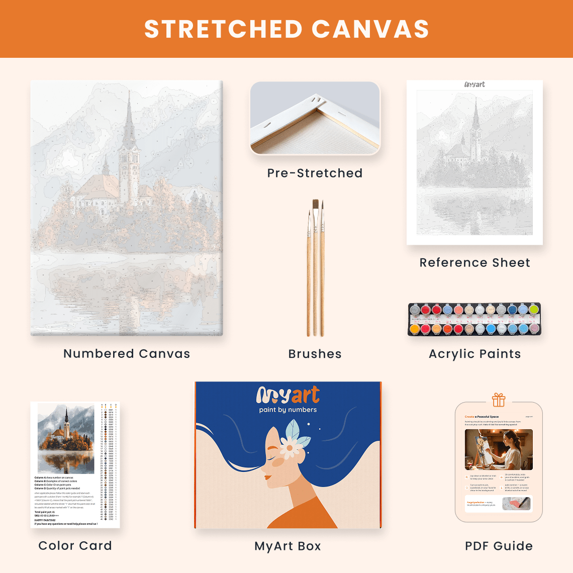 Paint by numbers - Island Cathedral - MyArt