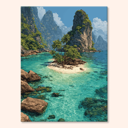 Paint by numbers - Island Jewel - MyArt