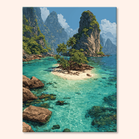 Paint by numbers - Island Jewel - MyArt