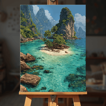 Paint by numbers - Island Jewel - MyArt