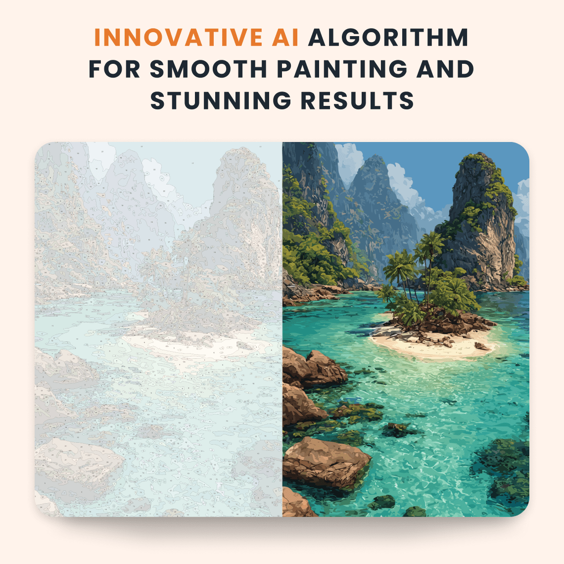 Paint by numbers - Island Jewel - MyArt