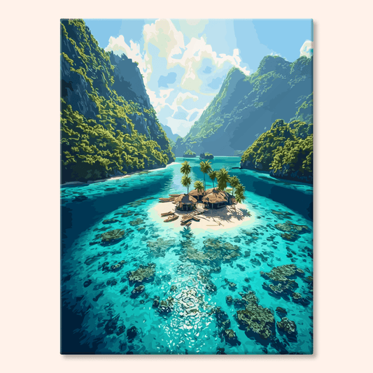 Paint by numbers - Island Retreat - MyArt