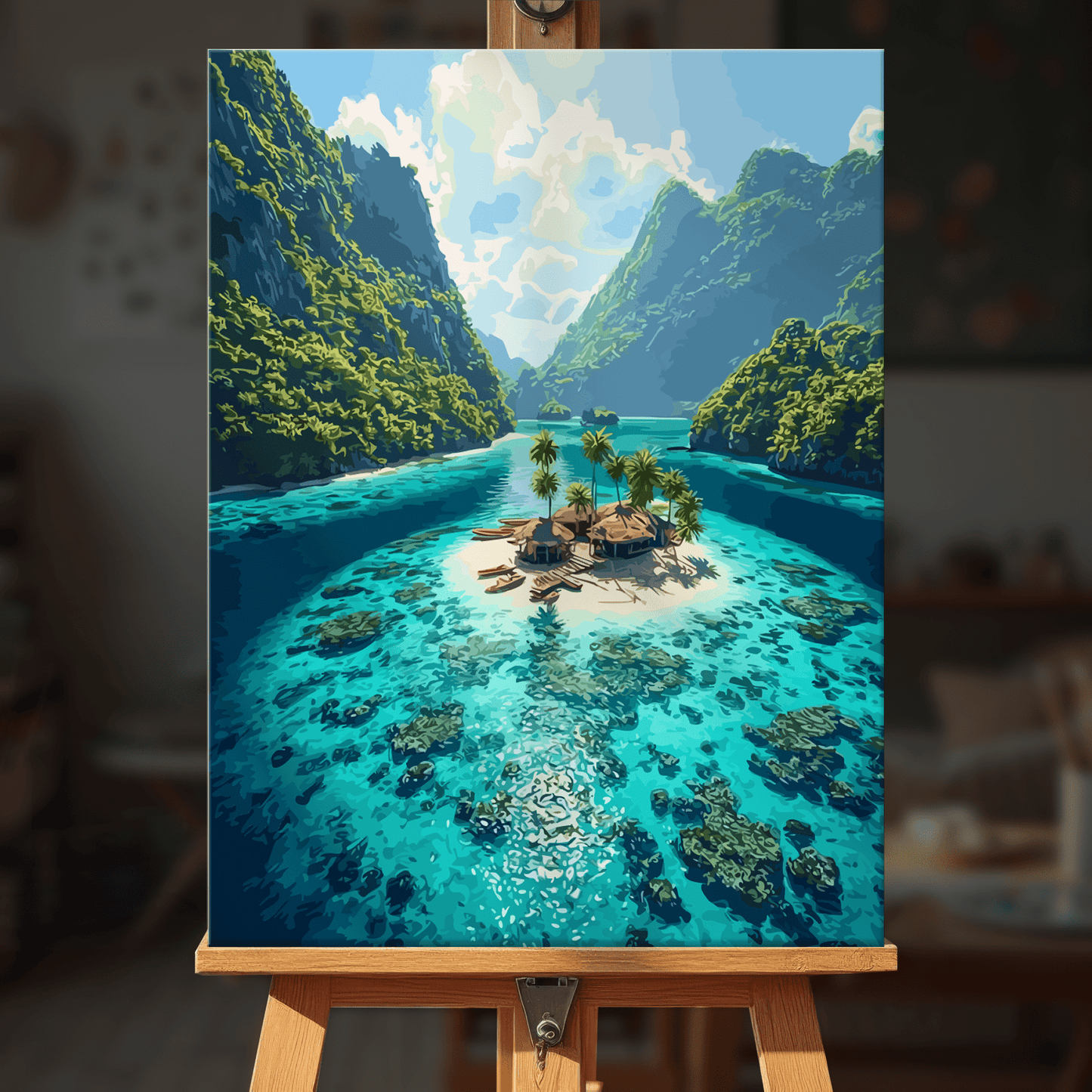 Paint by numbers - Island Retreat - MyArt