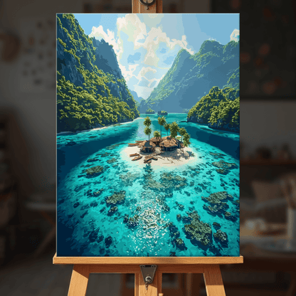 Paint by numbers - Island Retreat - MyArt