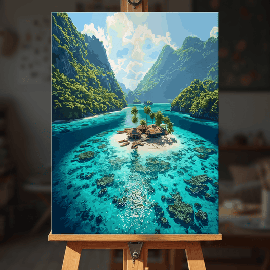 Paint by numbers - Island Retreat - MyArt