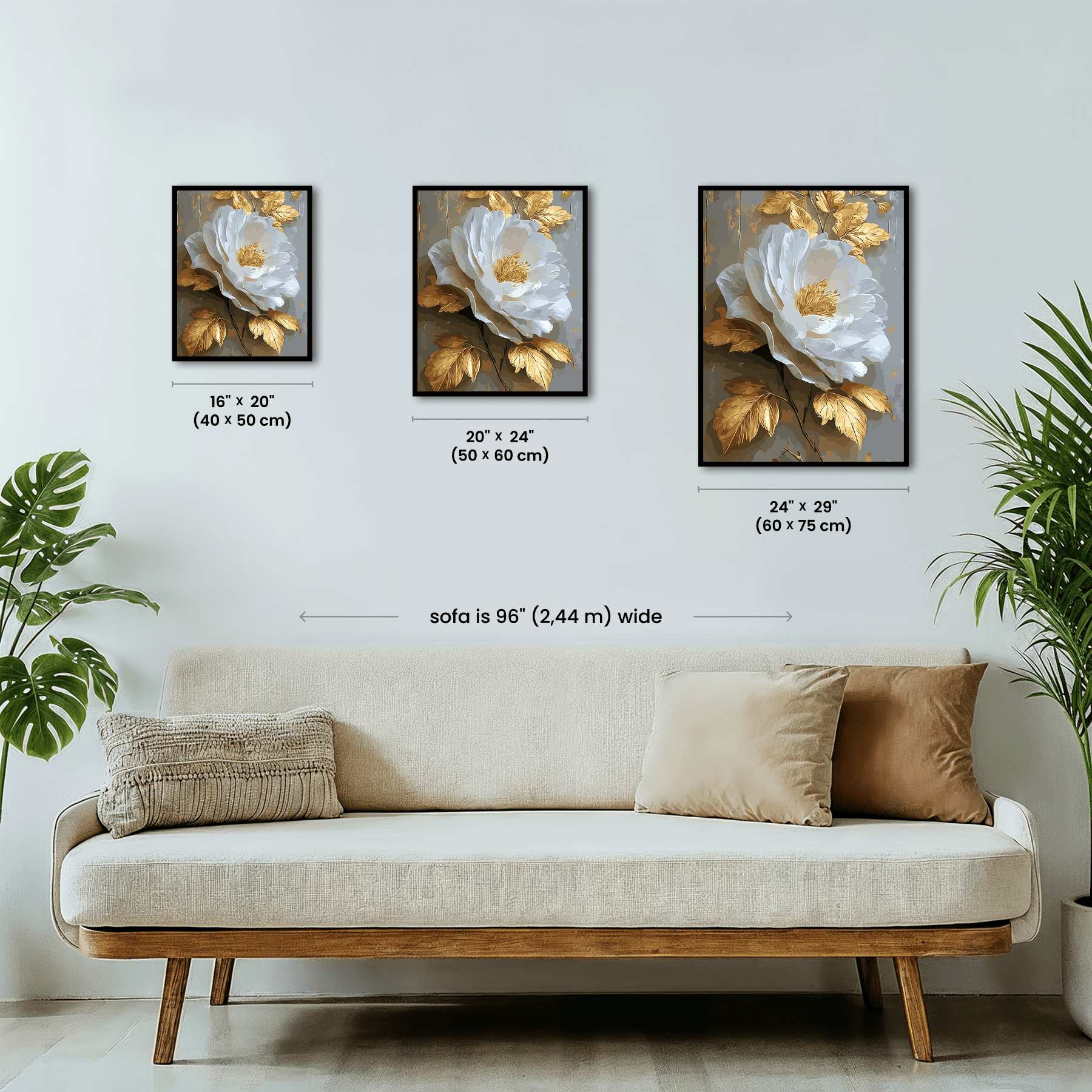 Paint by numbers - Ivory Bloom - MyArt