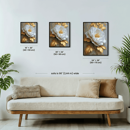 Paint by numbers - Ivory Bloom - MyArt