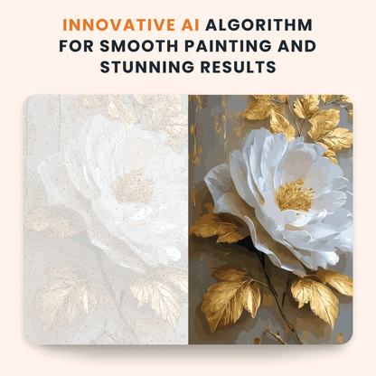 Paint by numbers - Ivory Bloom - MyArt