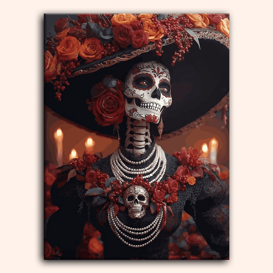 Paint by numbers - Jewelled Catrina - MyArt