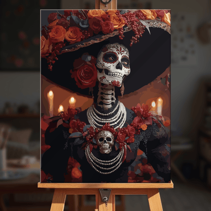 Paint by numbers - Jewelled Catrina - MyArt