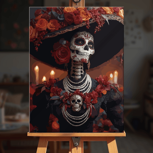 Paint by numbers - Jewelled Catrina - MyArt