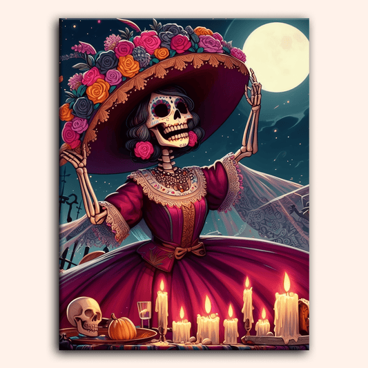 Paint by numbers - Jubilant Catrina - MyArt