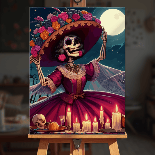 Paint by numbers - Jubilant Catrina - MyArt