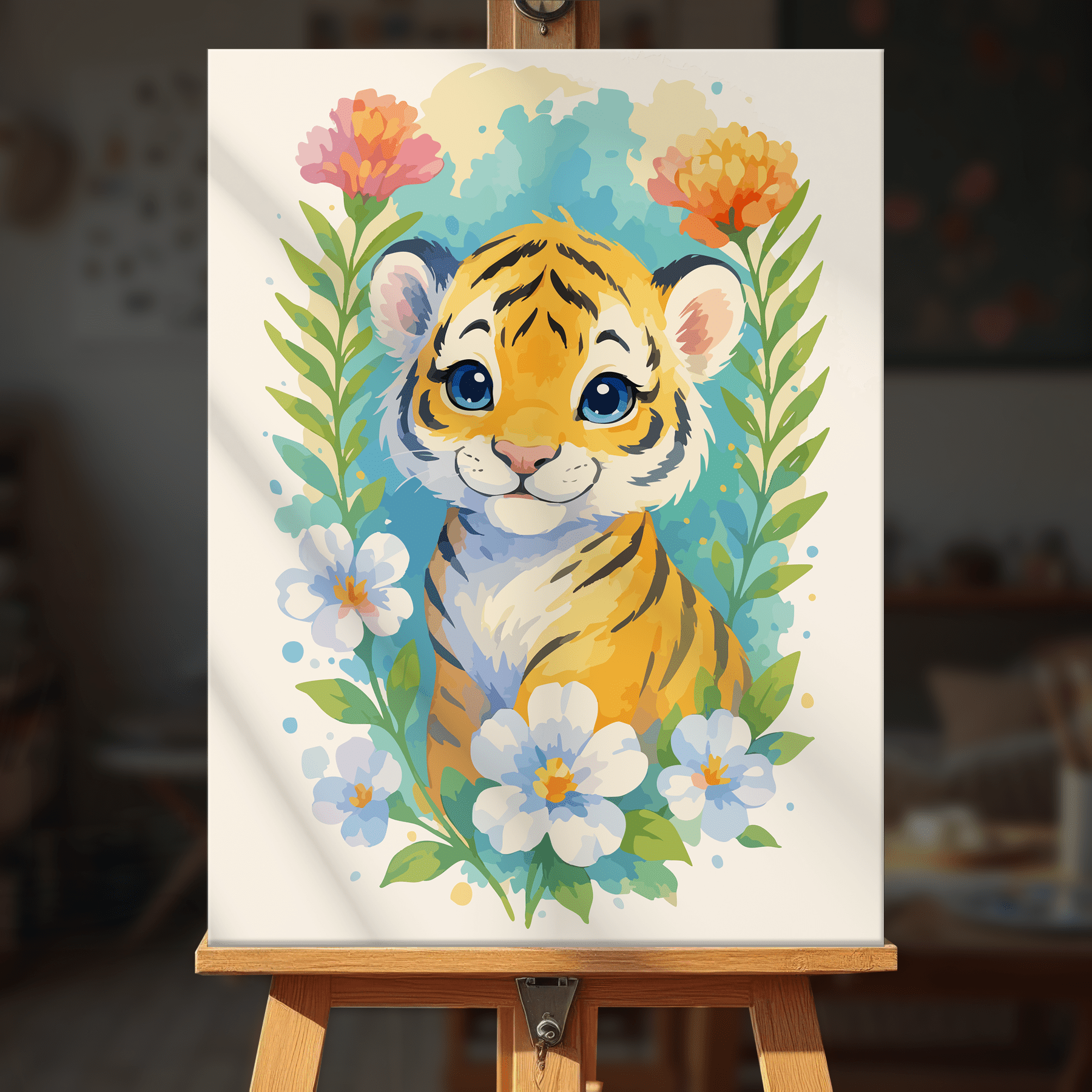 Paint by numbers - Jungle Bloom - MyArt