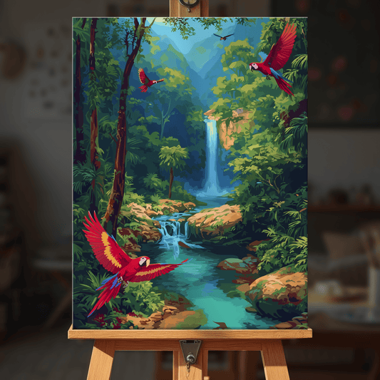 Paint by numbers - Jungle Falls - MyArt