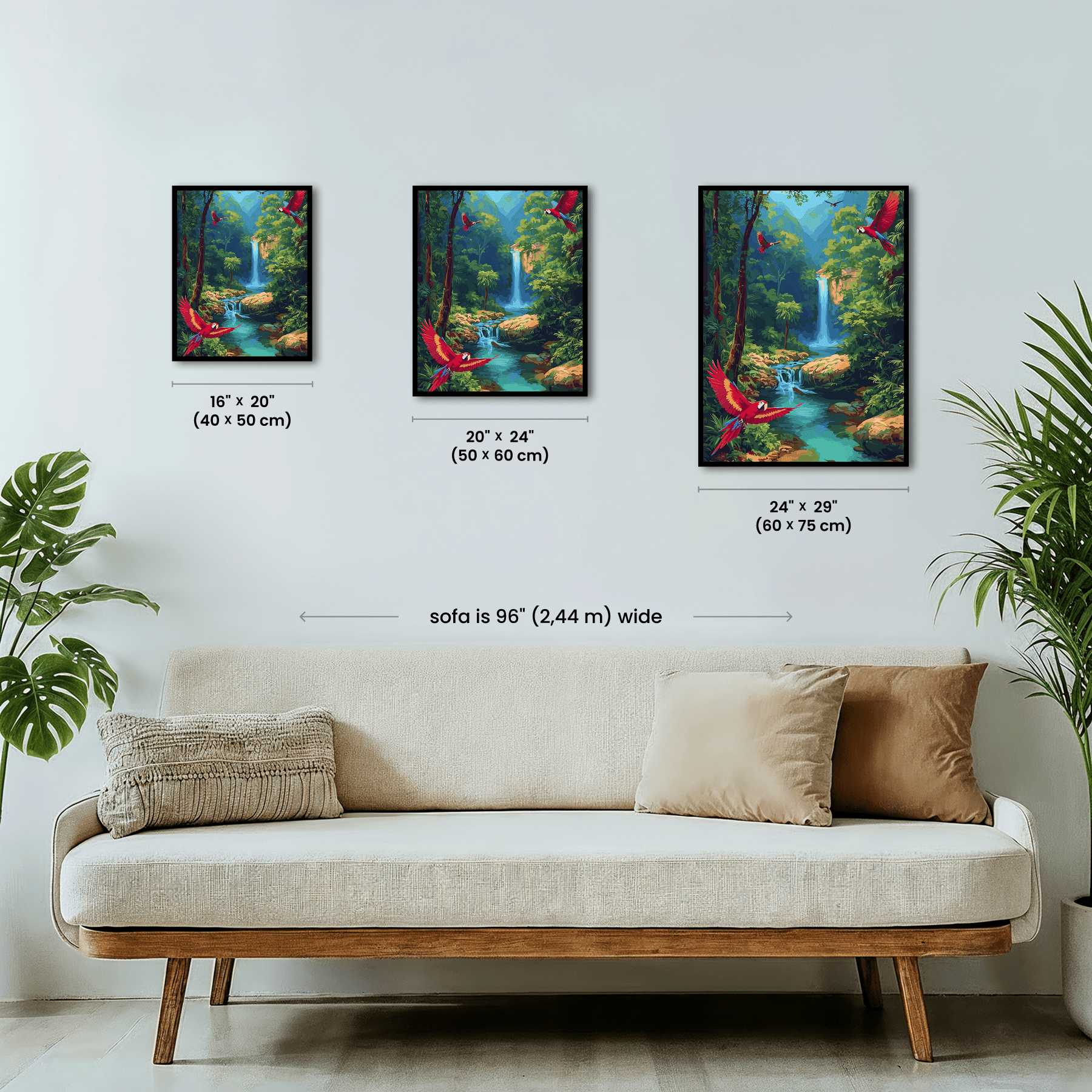 Paint by numbers - Jungle Falls - MyArt