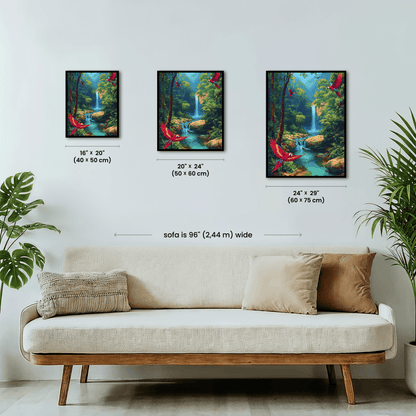 Paint by numbers - Jungle Falls - MyArt