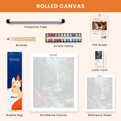 Paint by numbers - Jungle Falls - MyArt