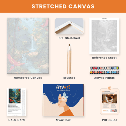 Paint by numbers - Jungle Falls - MyArt