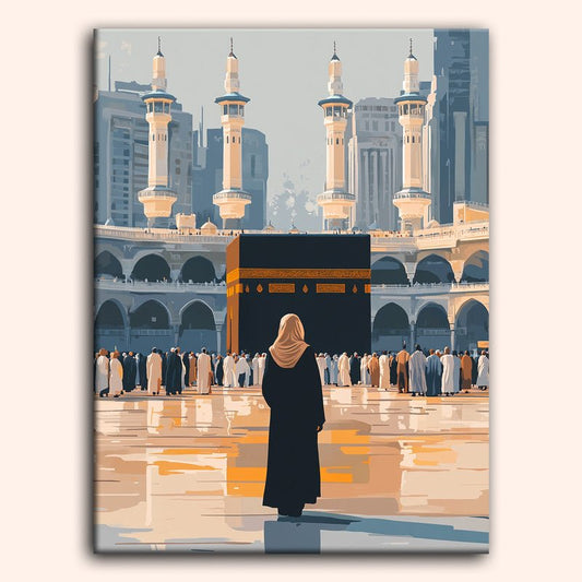 Paint by numbers - Kaaba Devotion - MyArt