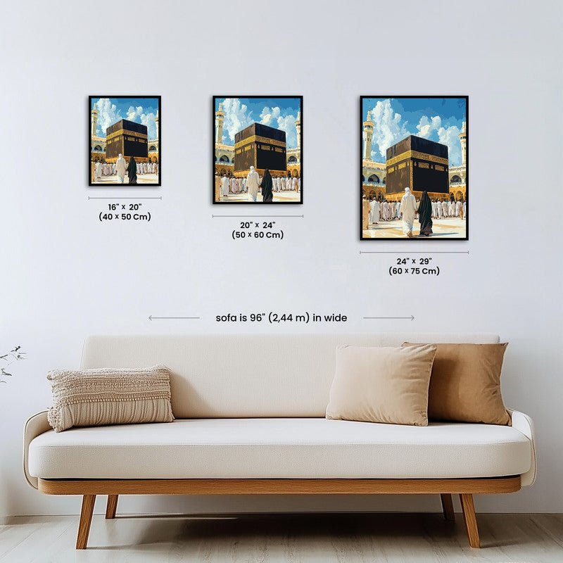Paint by numbers - Kaaba Pilgrims - MyArt