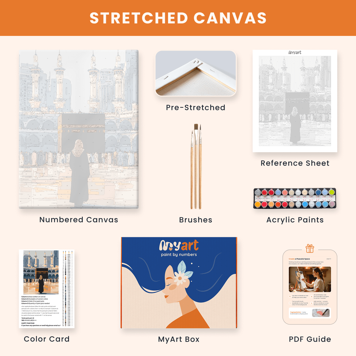 Paint by numbers - Kaaba Devotion - MyArt