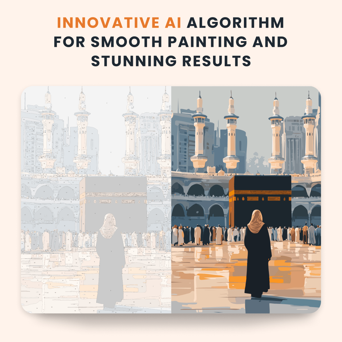 Paint by numbers - Kaaba Devotion - MyArt