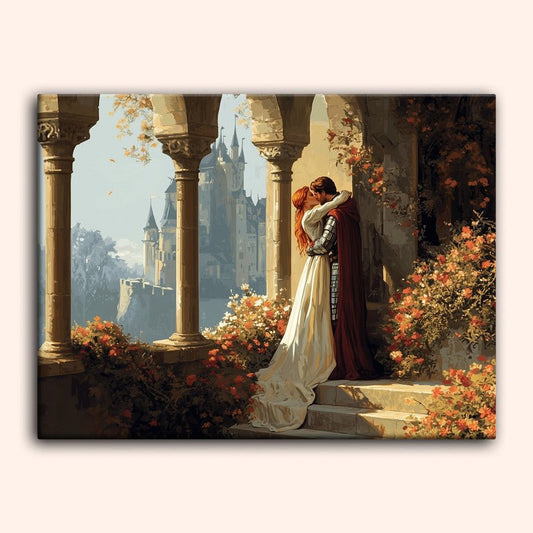 Paint by numbers - Knights Embrace - MyArt