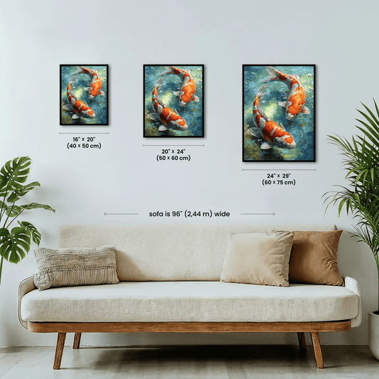 Paint by numbers - Koi Spiral - MyArt