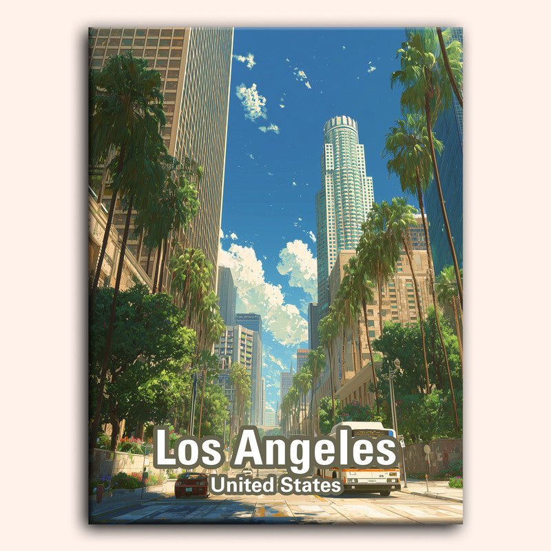 Paint by numbers - LA Palms - MyArt