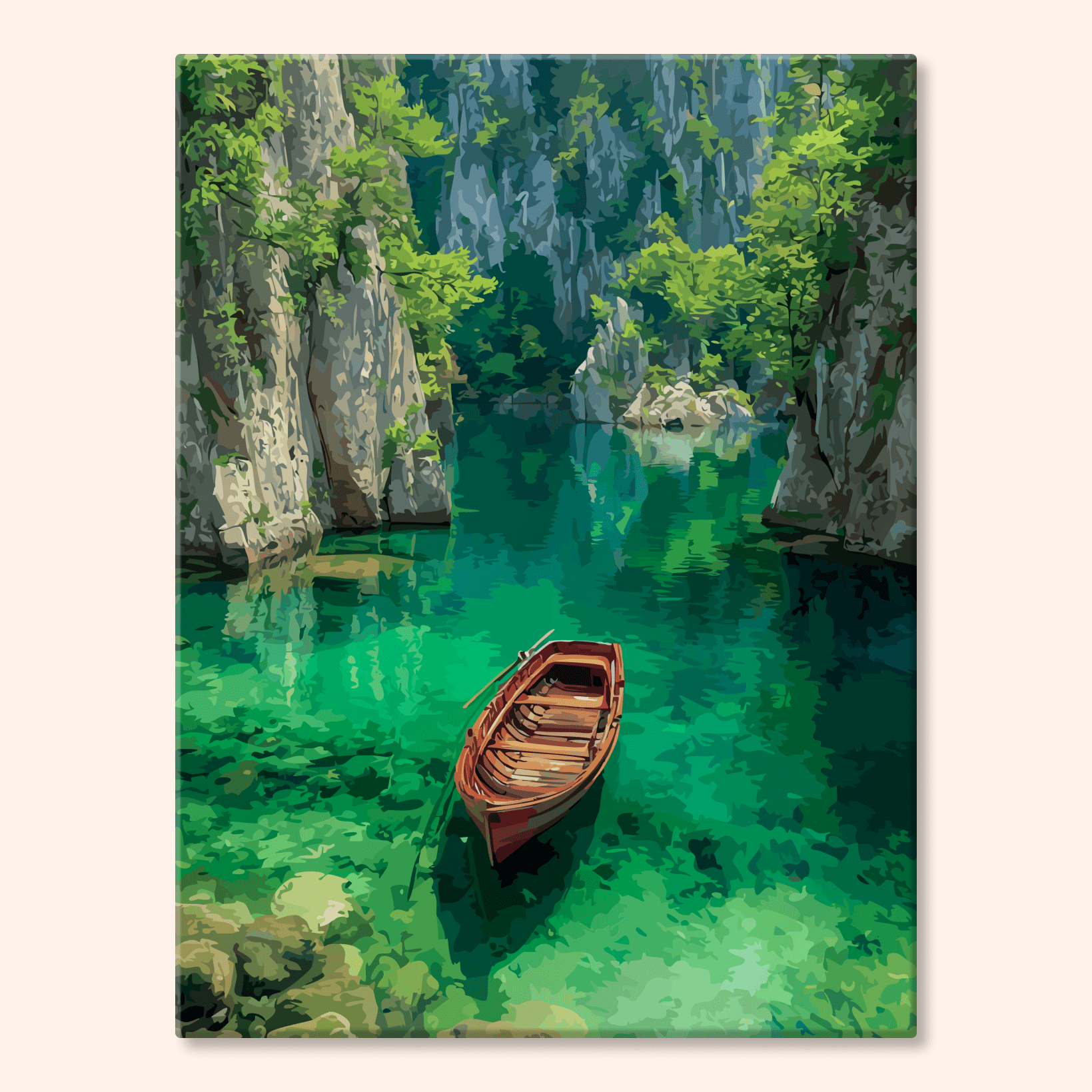 Paint by numbers - Lagoon Drift - MyArt