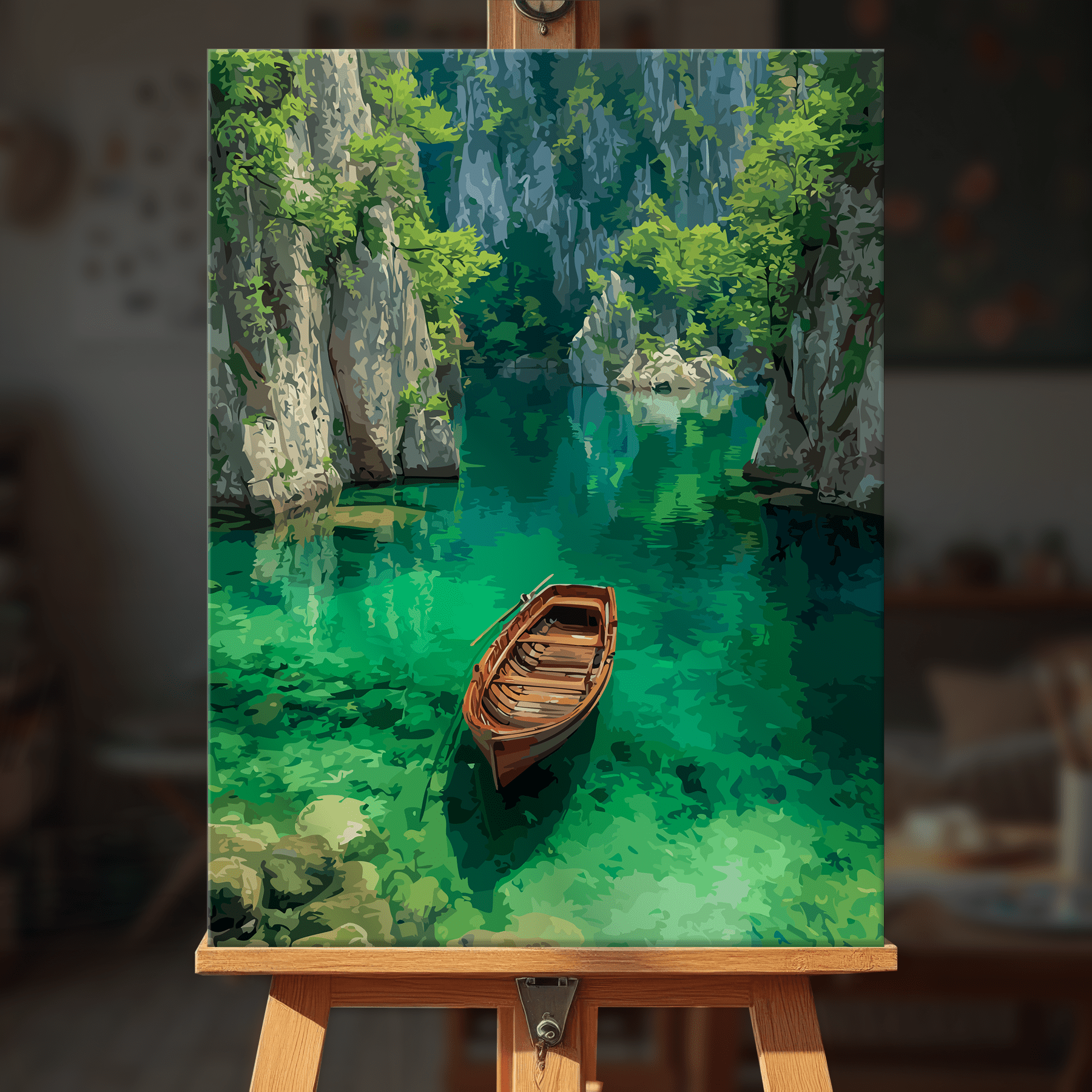 Paint by numbers - Lagoon Drift - MyArt