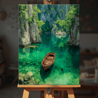 Paint by numbers - Lagoon Drift - MyArt