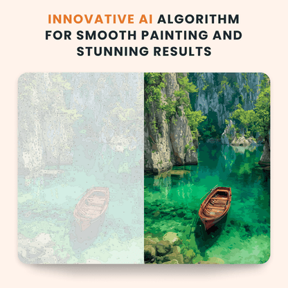 Paint by numbers - Lagoon Drift - MyArt