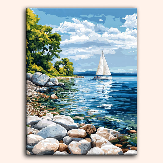 Paint by numbers - Lake Horizon - MyArt