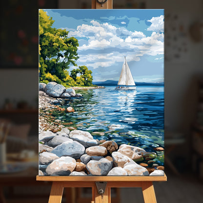 Paint by numbers - Lake Horizon - MyArt