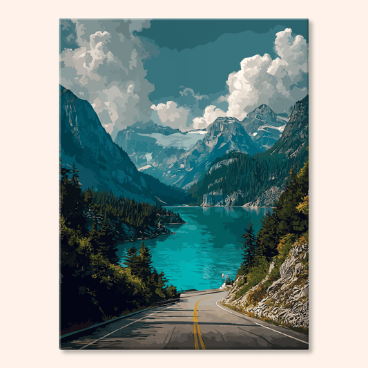 Paint by numbers - Lake Drive - MyArt