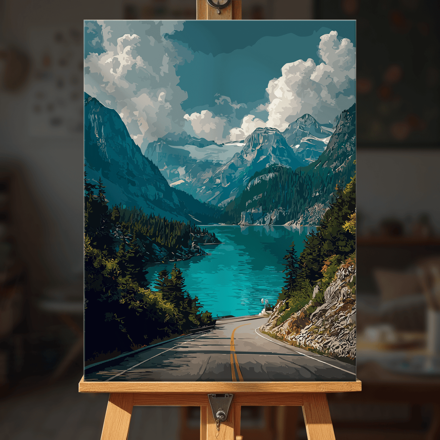 Paint by numbers - Lake Drive - MyArt