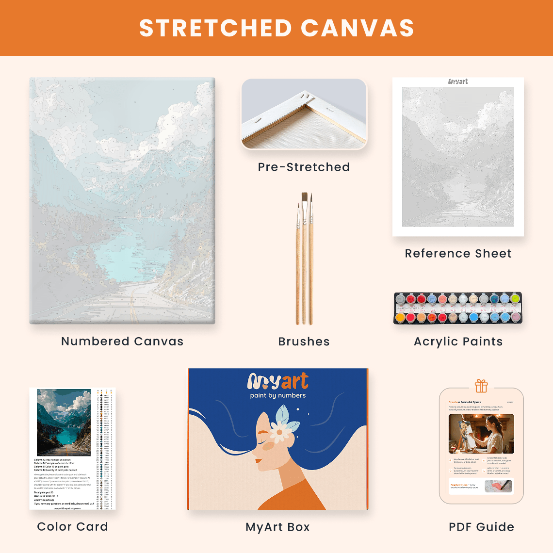 Paint by numbers - Lake Drive - MyArt