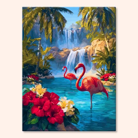 Lake Flamingos