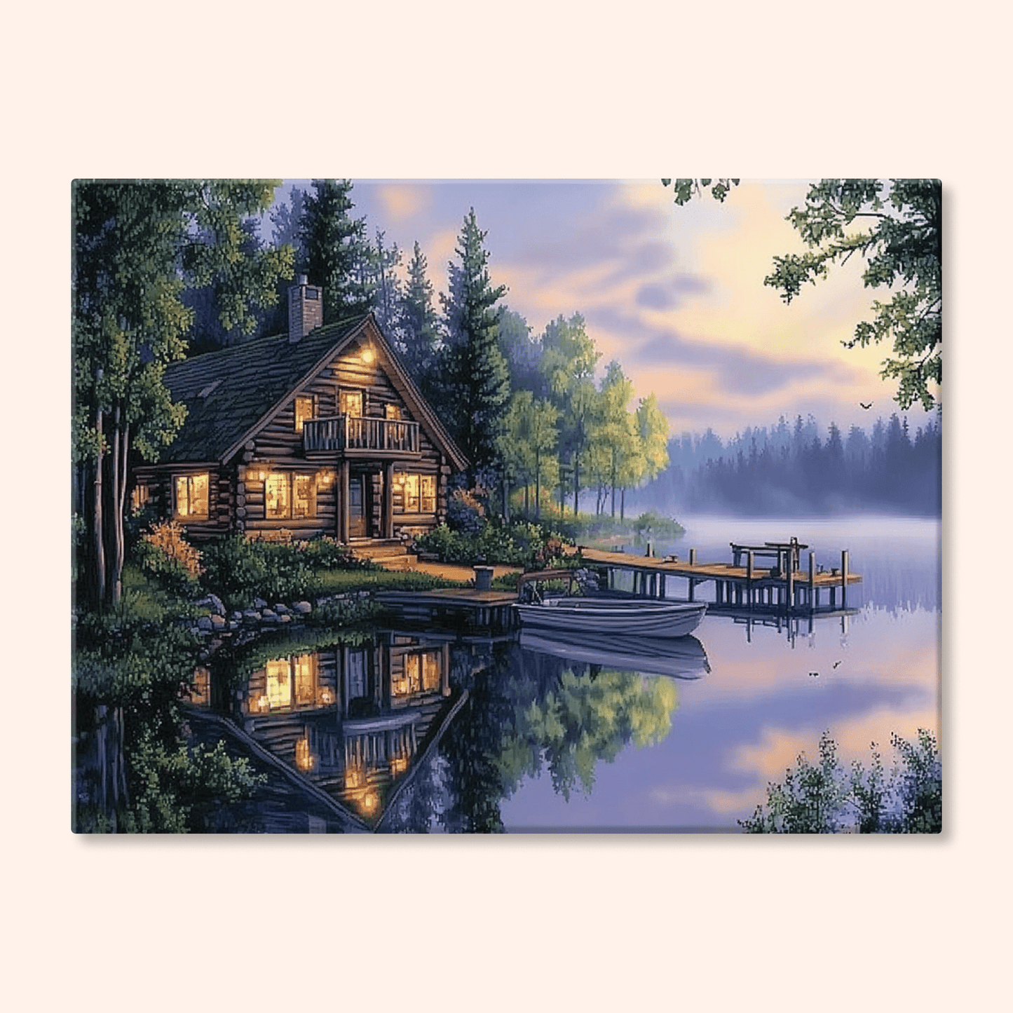 Paint by numbers - Lake Glow - MyArt