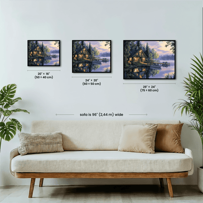 Paint by numbers - Lake Glow - MyArt